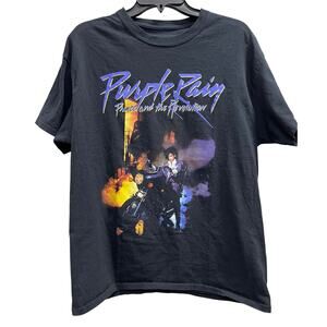 Prince and The Revolution Purple Rain graphic VTG T-shirt Y2K Sz L